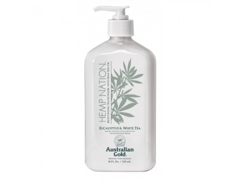 AUSTRALIAN GOLD Hemp Nation Eucalyptus & White Tea kasdienis kūno kremas, 535ml AUSTRALIAN GOLD Hemp Nation Eucalyptus & White Tea kasdienis kūno kremas, 535ml